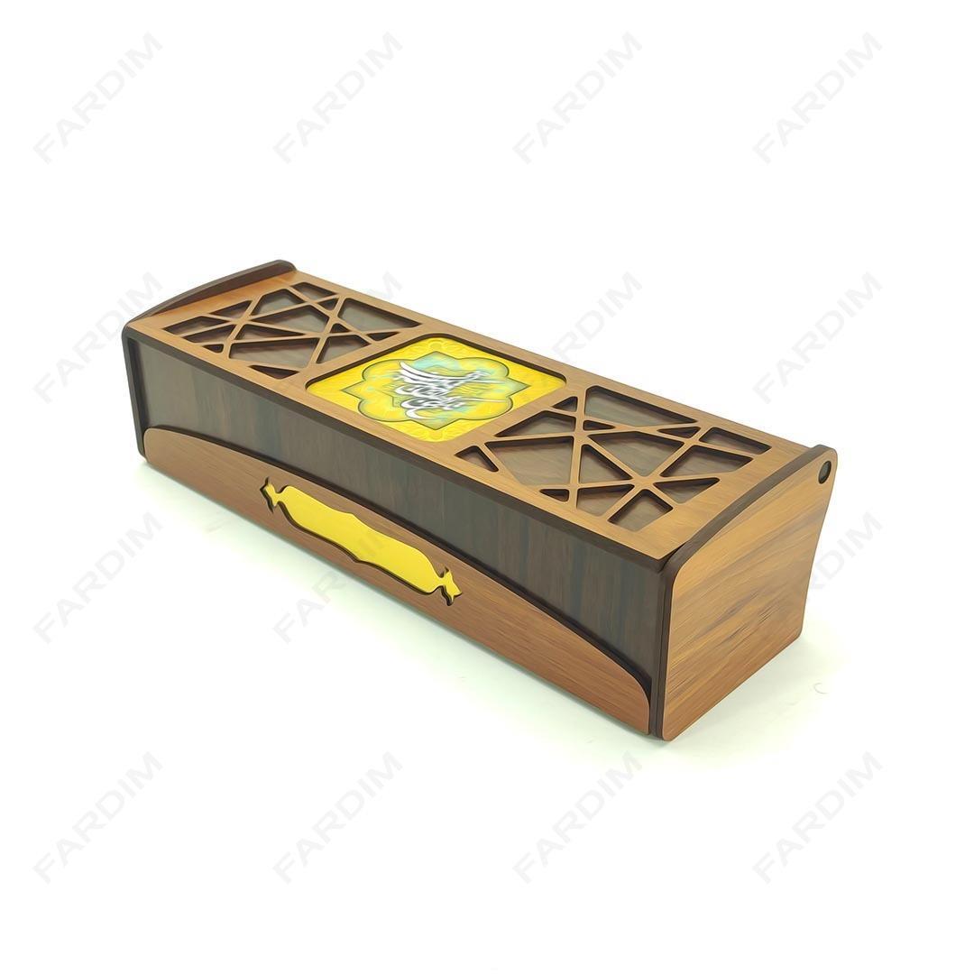 طرح برش لیزری جعبه هدیه و پذیرایی کد A132299